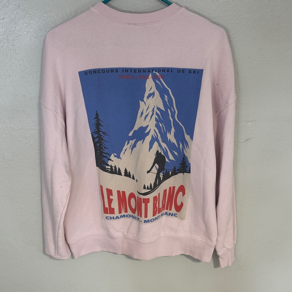 Mont Blanc Light Pink Sweatshirt